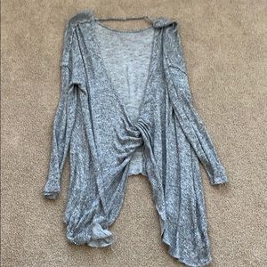 Free People open back sweater